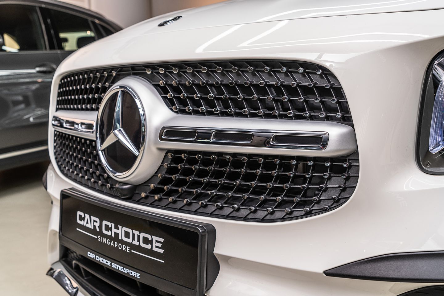 Chrome Diamond-Block Grille