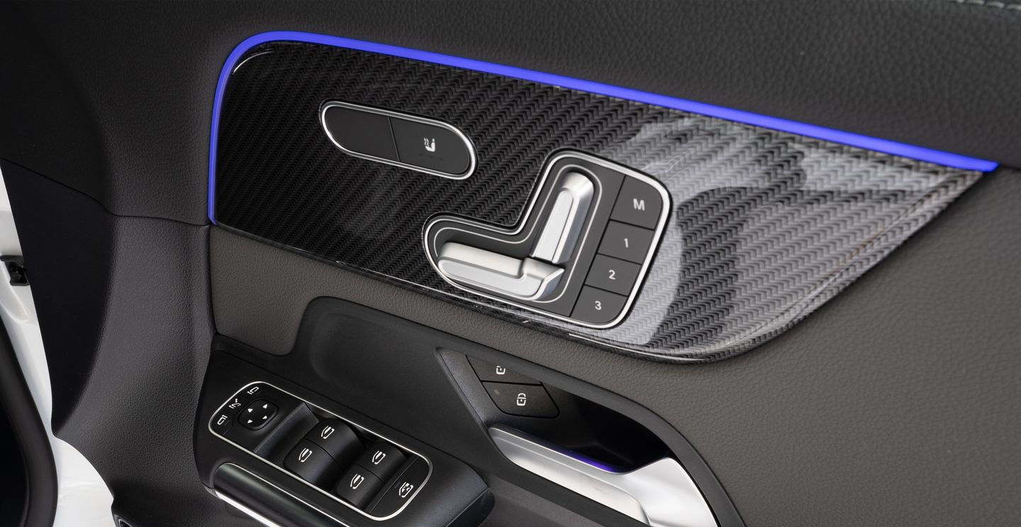 Electrically-adjustable front memory seats
