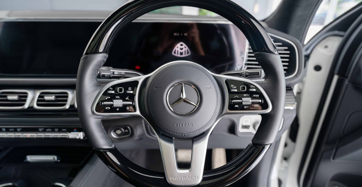 Wood leather multifunction steering wheels